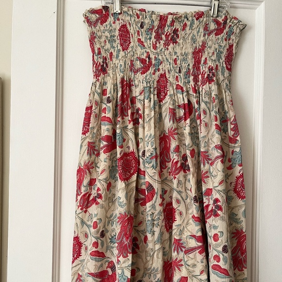 Lord & Taylor summer shirred printed skirt size XL - Picture 1 of 4